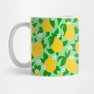 Yellow lemons Mug